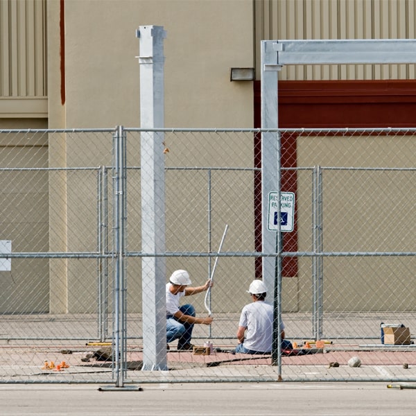 how much time can i rent the temporary fence for my building site or event in Lamont OK
